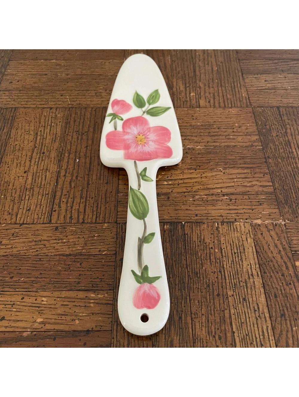 Franciscan Desert Rose ceramic pie and cake server